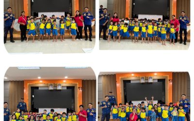 Keseruan Anak-anak TK Strada Yos Sudarso Melaksanakan Kegiatan Field Trip ke BPBD Kabupaten Tangerang.