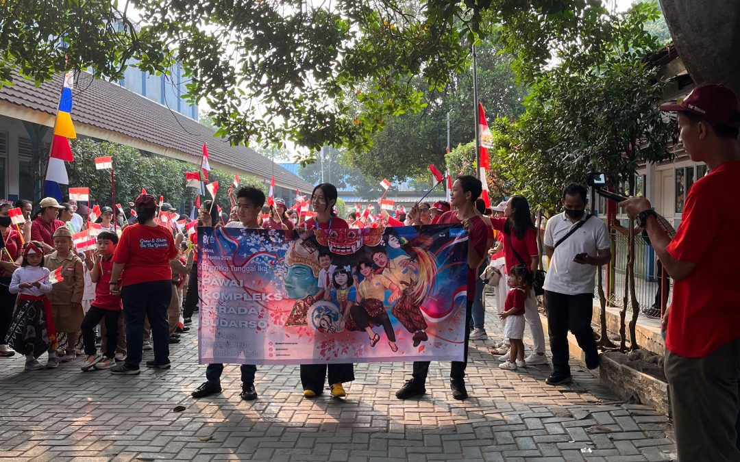 Semarak Kemerdekaan ke-81 RI: TK Strada Yos Sudarso Gelar Pawai Meriah Penuh Semangat Nasionalisme