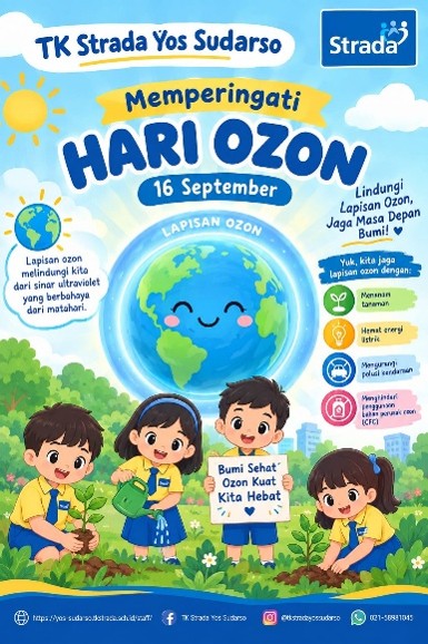Aksi Nyata Pahlawan Cilik TK Strada Yos Sudarso Peringati Hari Ozon Sedunia: Belajar Merawat Bumi dari Usia Dini